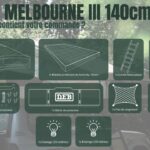 Tente de toit 140cm - La Melbourne III